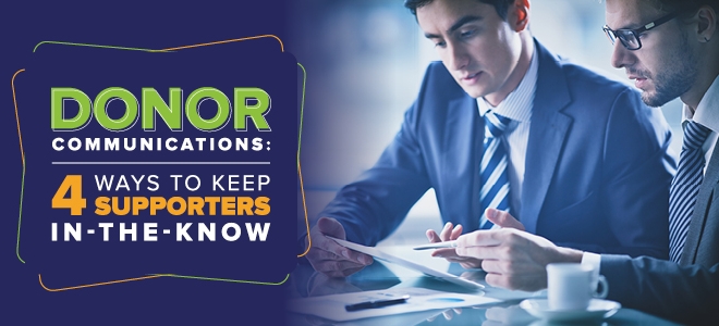 Capstone Advancement Partners_Donor Communications- 4 Ways to Keep Supporters In-The-Know_Feature